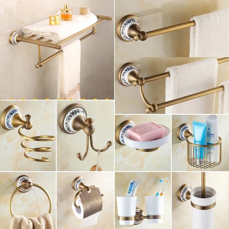 Bathroom Accessories (Gold)